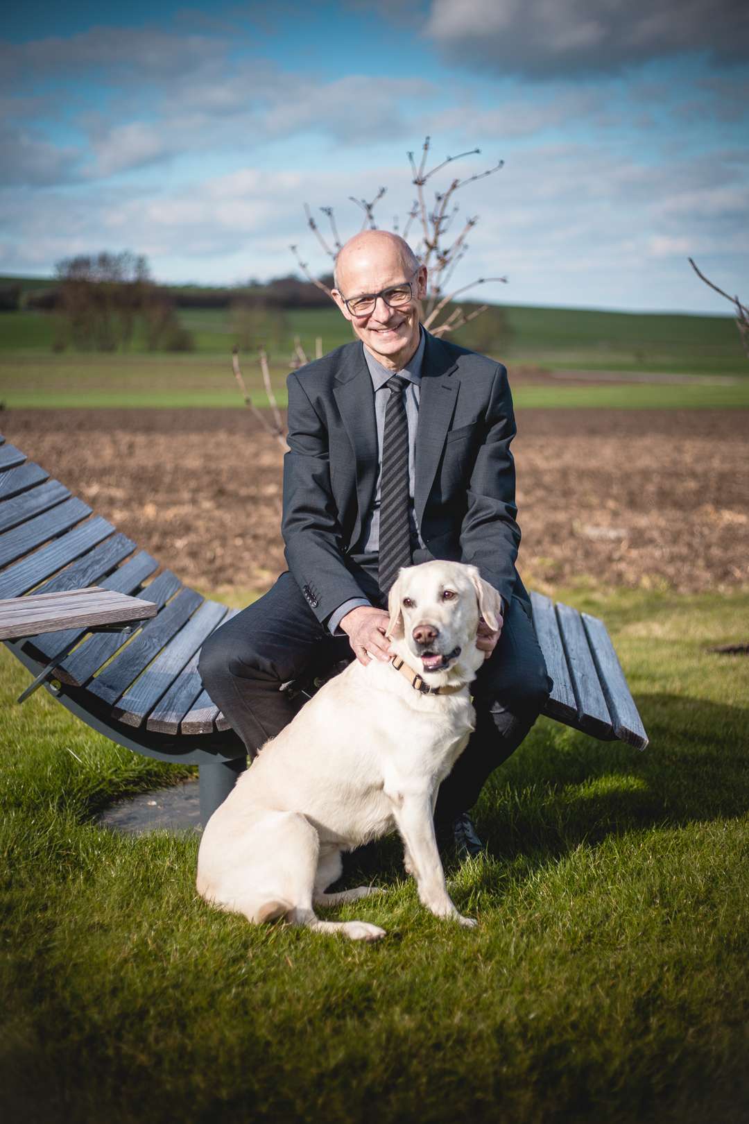 Michael Große mit Hund